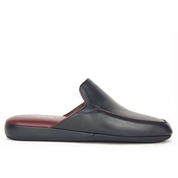 GRUNLAND Pantofola Donna Uomo Punta Chiusa In Feltro Blu - CI2971, Taglia 37, Suola BIRK - 3