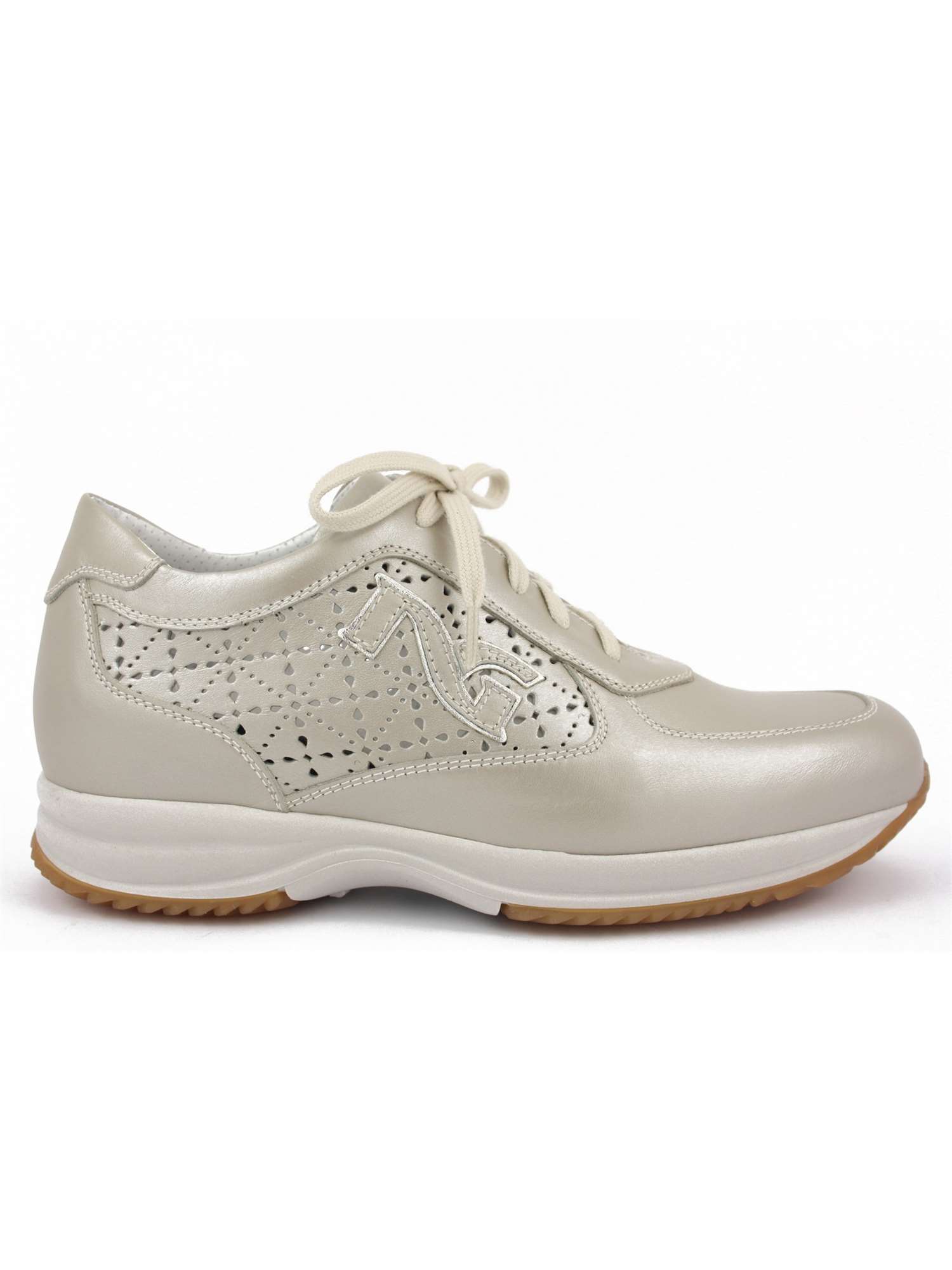 Nero Giardini Donna Lacci Scarpa Tipo Hogan Beige | Lacci Scarpa Tipo Hogan  Donna Pelle | Tania Calzature Bari