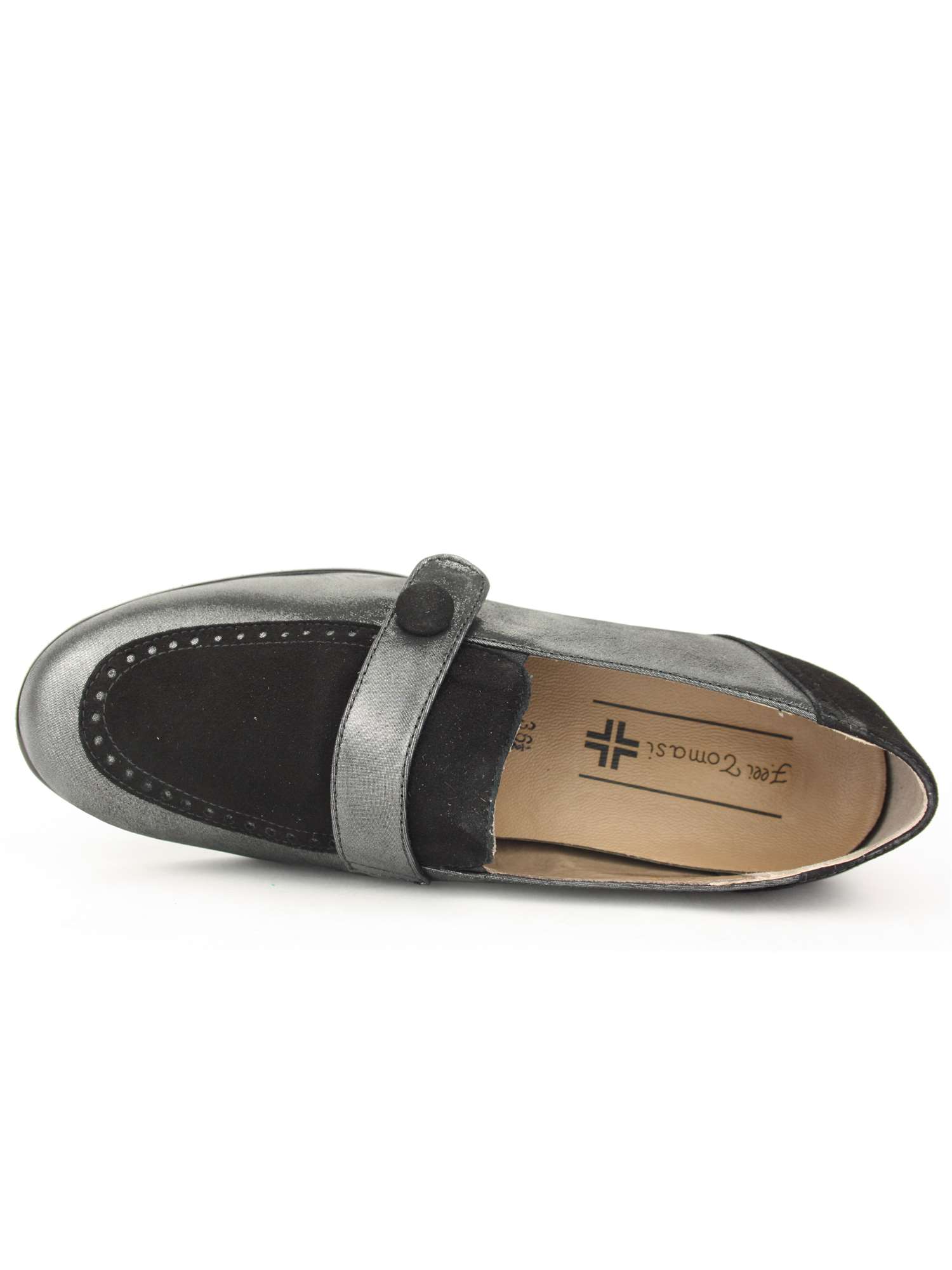 Tomasi camTania Calzature Mocassino NeroDonna Pelle 6bg7yIYfv
