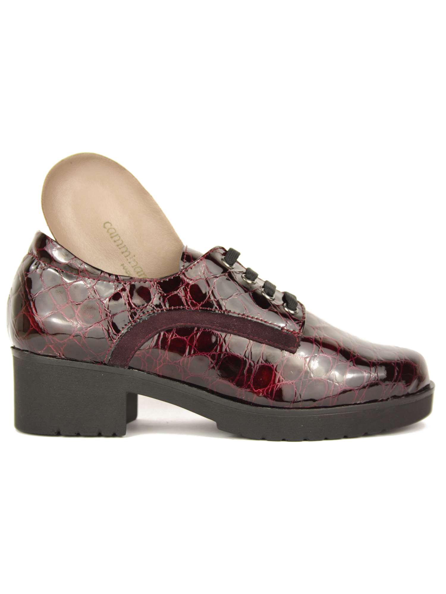 lacci scarpe bordeaux