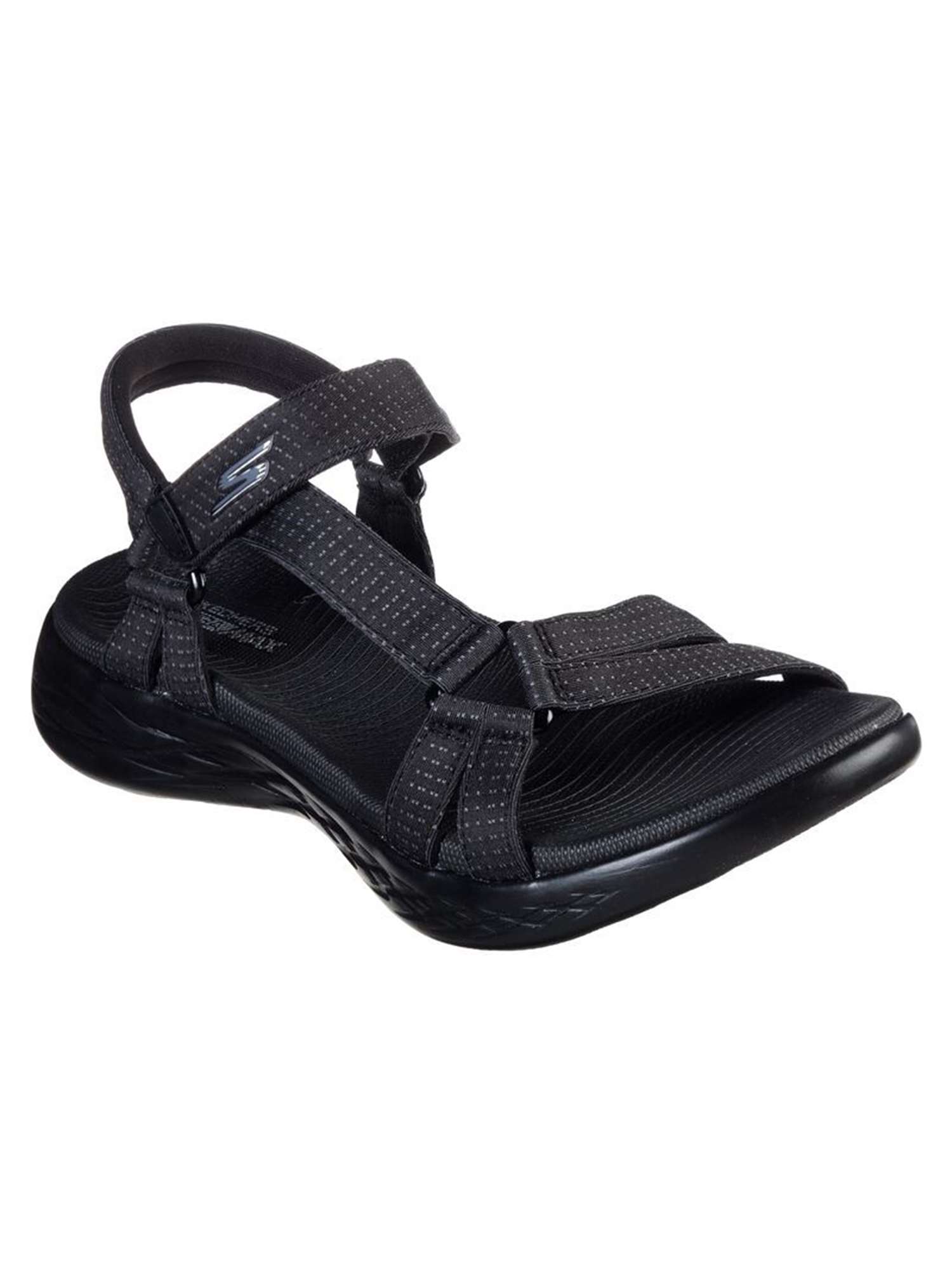 Skechers Sandalo Nero Sandalo Donna Tessuto Tania Calzature Bari