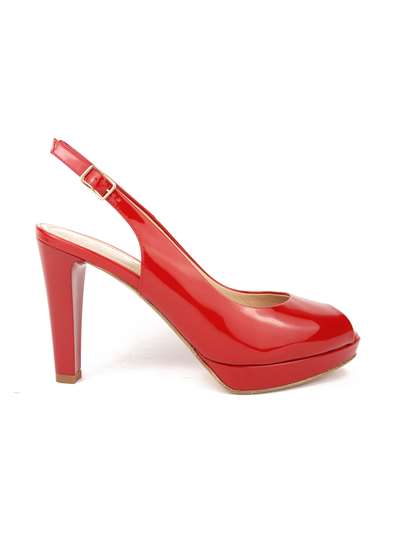 Donna Serena 9115 Rosso Scarpe Donna 