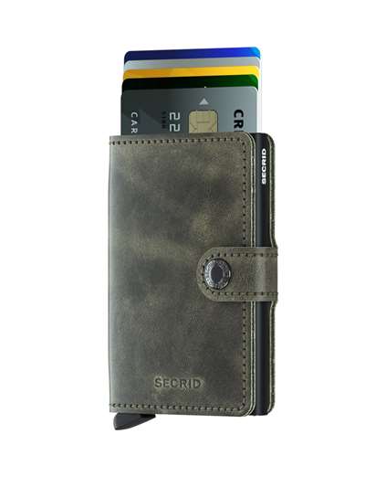 Secrid MINIWALLET VINTAGE Verde Accessori Unisex 