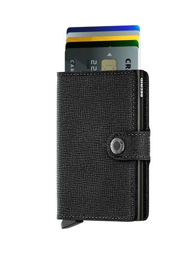 Secrid MINIWALLET CRISPLE Nero Accessori Unisex 