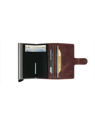 Secrid MINIWALLET VINTAGE Marron Accessori Unisex 