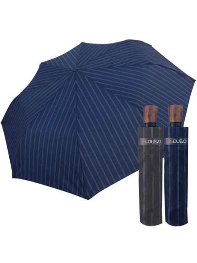 Ombrello pieghevole tinta unitaMango in Materiale sintetico di colore Blu Donna Accessori da Ombrelli da 