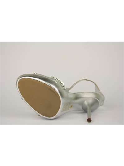 Martine Clay 2082 Argento Scarpe Donna 