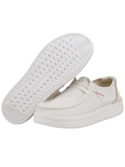 Dude WENDY RISE Bianco Scarpe Donna 