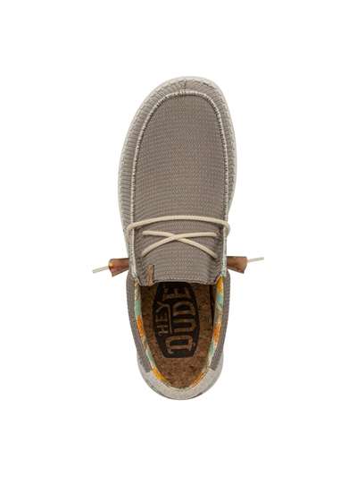 Dude WALLY KNIT Marr/sabb Scarpe Uomo 