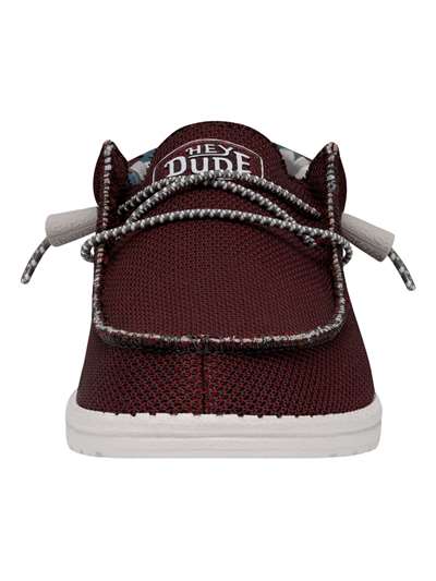 Dude WALLY SOX TRIPLE N. Bordeaux Scarpe Uomo 