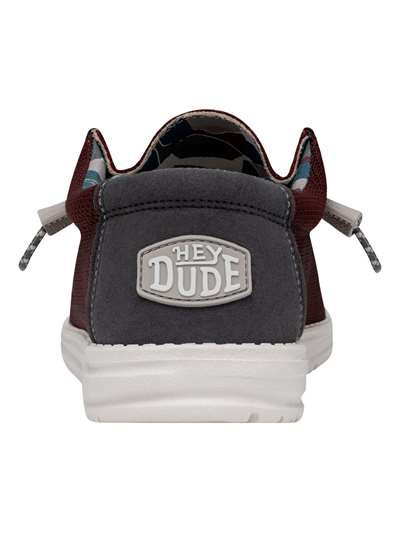 Dude WALLY SOX TRIPLE N. Bordeaux Scarpe Uomo 