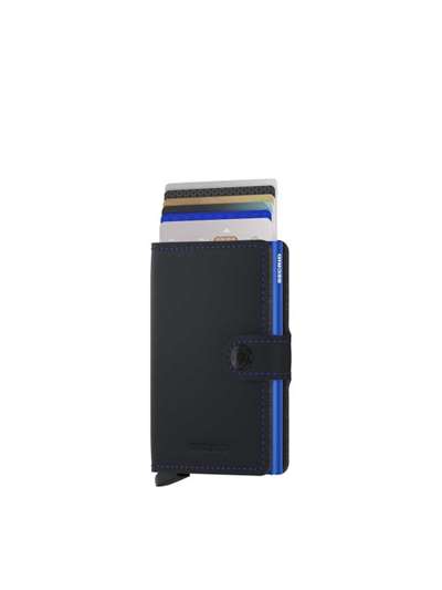Secrid MINIWALLET MATTE Nero/blu Accessori Unisex 