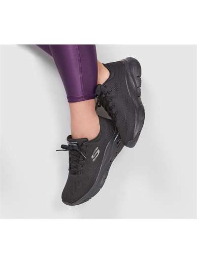 Skechers 149057 ARCH FIT Nero Scarpe Donna 