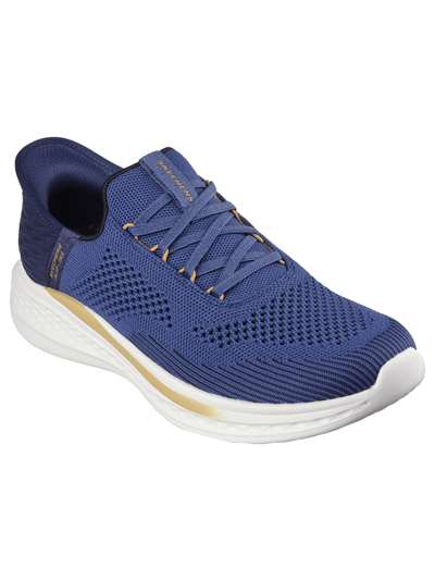 Skechers 210810SLADE QUINTO Blu Scarpe Uomo 