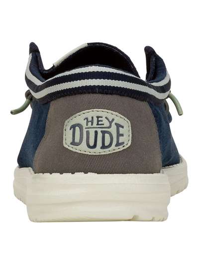 Dude WALLY LETTERMAN Blu Scarpe Uomo 