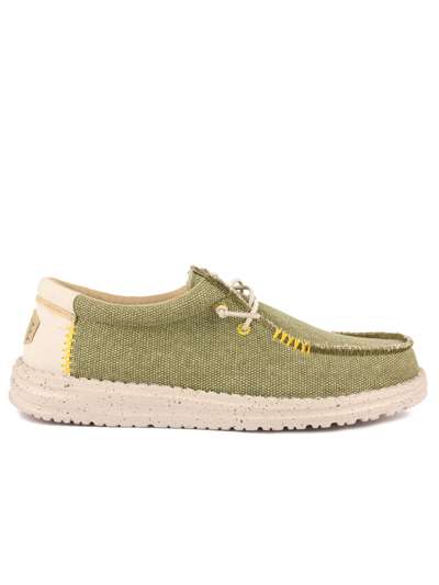 Dude WALLY COASTLINE JUTE Oliva Scarpe Uomo 