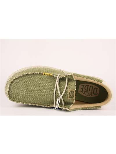 Dude WALLY COASTLINE JUTE Oliva Scarpe Uomo 