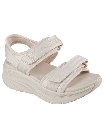 Skechers 119823 D'LUX WALK. Beige Scarpe Donna 