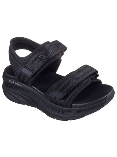 Skechers 119823 D'LUX WALK. Nero Scarpe Donna 
