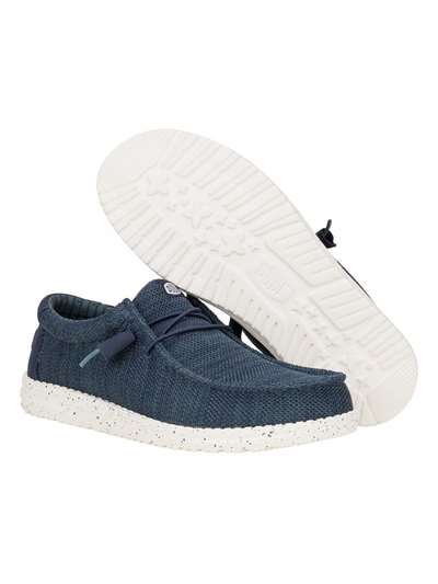 Dude WALLY STRETCH SOX Blu Scarpe Uomo 