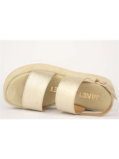 Janet & Janet J-121B Platino Scarpe Donna 