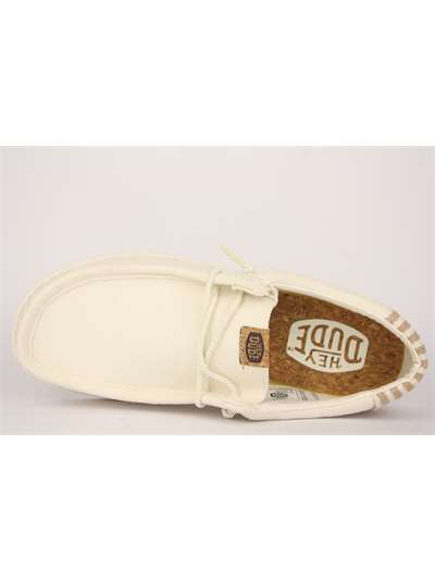 Dude WALLY RESORT Bianco Scarpe Uomo 