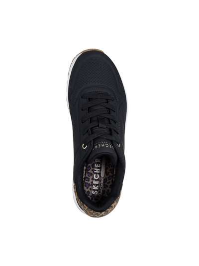Skechers 177093 UNO JUNGLE Nero Scarpe Donna 