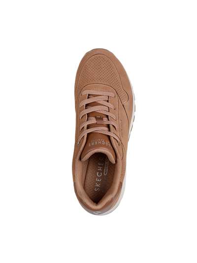 Skechers 155135 UNO RUGGED Cuoio Scarpe Donna 