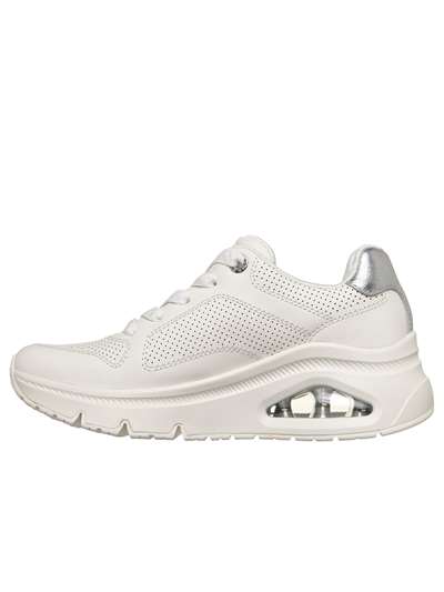 Skechers 177767 UNO ICON Bianco Scarpe Donna 