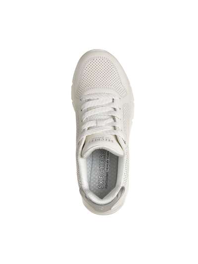 Skechers 177767 UNO ICON Bianco Scarpe Donna 