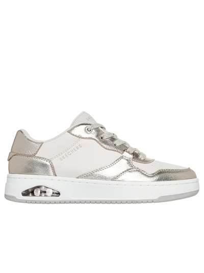 Skechers 177817 UNO CTL Bianco/oro Scarpe Donna 