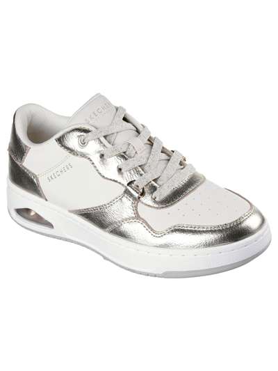 Skechers 177817 UNO CTL Bianco/oro Scarpe Donna 
