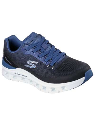 Skechers 233132 GLIDE STEP Blu Scarpe Uomo 