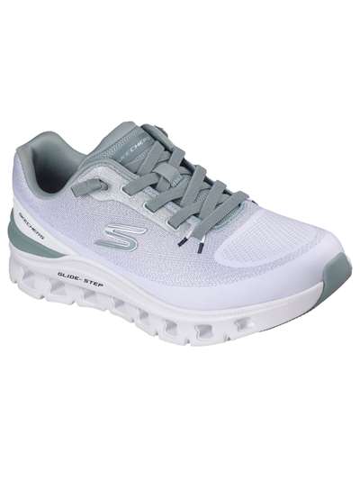 Skechers 233132 GLIDE STEP Bianco Scarpe Uomo 