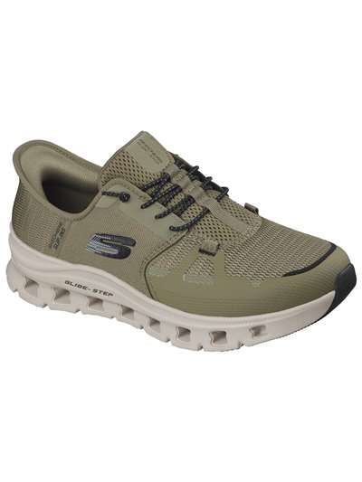 Skechers 232930 GLIDE STEP Verde Scarpe Uomo 