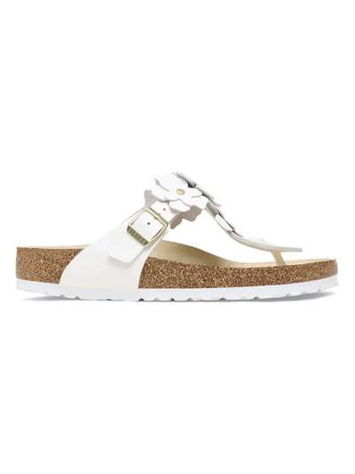 Birkenstock GIZEH FLOWERS Bianco Scarpe Unisex 