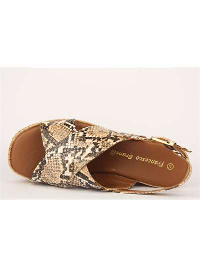 Brunelli Francesco 6337 Marron Scarpe Donna 