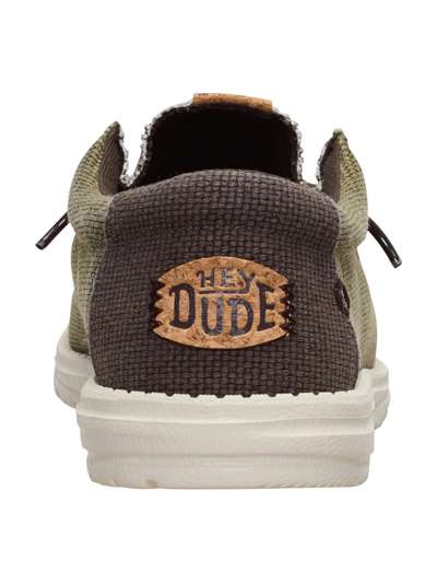 Dude WALLY BRAIDED Oliva Scarpe Uomo 