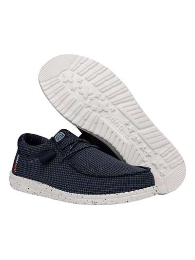 Dude WALLY SPORT MESH Blu Scarpe Uomo 